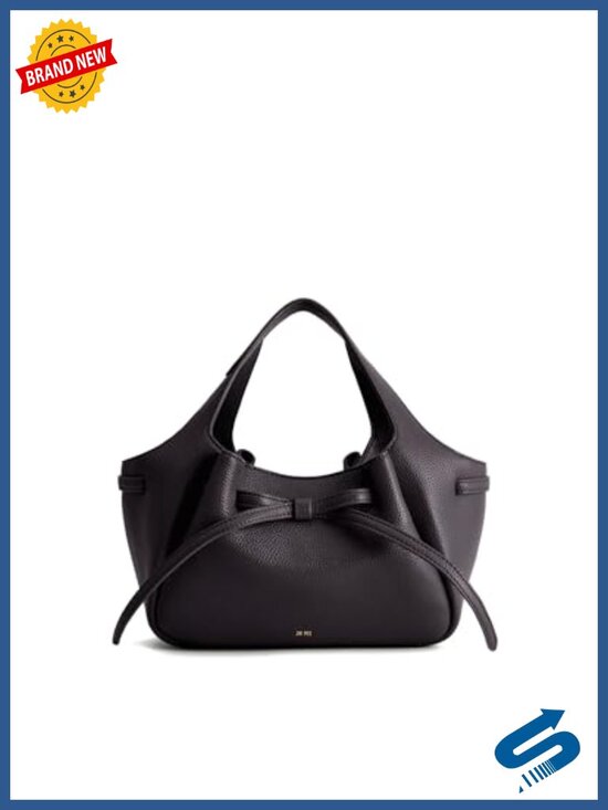 Handbags - Soft Bow Vegan Leather Tote Bag Crossbody with Card Slot